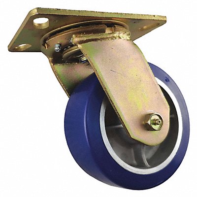 GRAINGER 1NVU7 Standard Plate Castor Swivel 1750 lb.