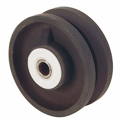 GRAINGER 1NWF9 V-Groove Track Wheel 4 Wheel Dia