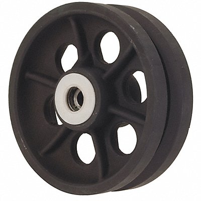 GRAINGER 1NWB9 V-Groove Track Wheel 6 Wheel Dia
