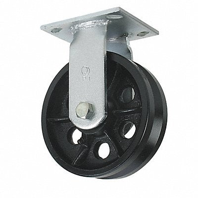 GRAINGER 1NWC5 V-Groove Track-Wheel Plate Castor Rigid