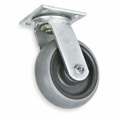 GRAINGER 1NWH3 Standard Plate Castor Swivel 675 lb.