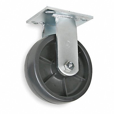 GRAINGER 1NWN6 Standard Plate Castor Rigid 1200 lb.