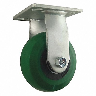 GRAINGER 1NWP3 Standard Plate Castor Rigid 1000 lb.