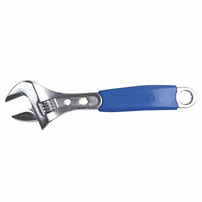 WESTWARD 1NYC7 Adjustable Wrench CV Steel Chrome 6-5/16