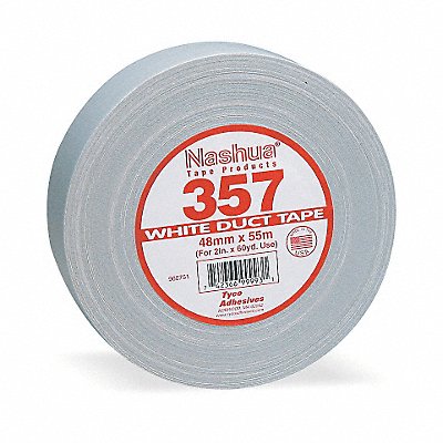 NASHUA 357 Duct Tape White 2 13/16 in x 60yd 13 mil