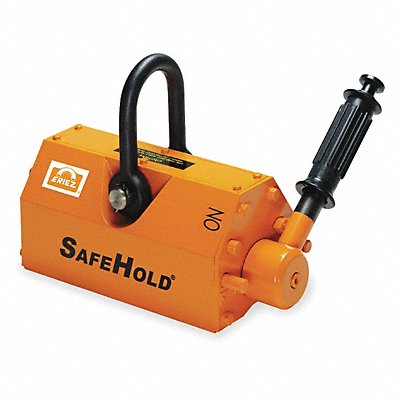 ERIEZ RPL15 Lifting Magnet 1 500 lb Flat Cap 9 1/8 L