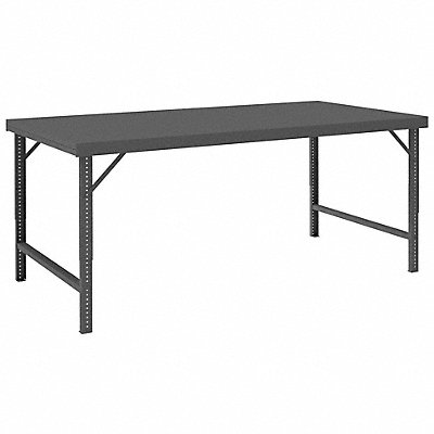 DURHAM MFG WBF307295 Adjustable Work Table Steel 72 W 30 D