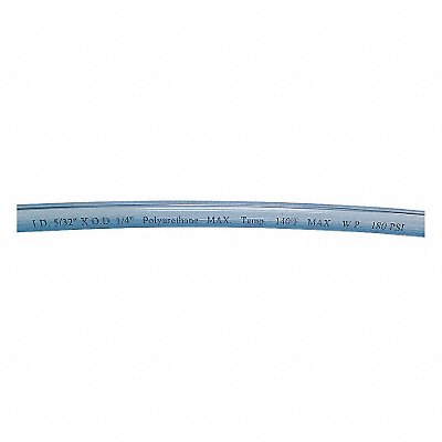 GRAINGER 1PBN7 Tubing 5/32In IDx1/4 OD 250 Ft ClearBlue