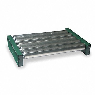 ASHLAND CONVEYOR 10F05KG03B13 Roller Conveyor 5 ft L 13 BF Steel