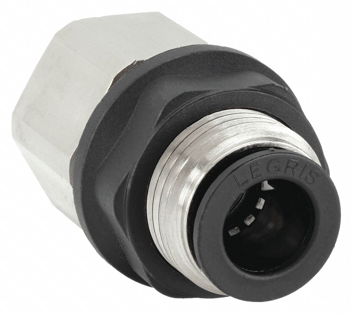 LEGRIS 30360414 Female Bulkhead Connector 5/32In OD PK10