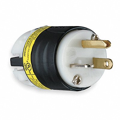 LEGRAND PS5366XGCM Ground Continuity Monitoring Plug Black/White 20 A Stnd 5-20P