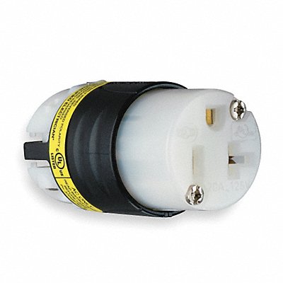 LEGRAND PS5369XGCM Ground Continuity Monitoring Straight Blade Connector Blk 2P3W Nyl 5-20R