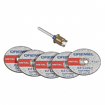 DREMEL EZ40602 Cutting Wheel Kit 1 1/2 in Dia Mounted