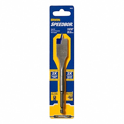 IRWIN 88813 Spade Blade Drill 13/16in Carbon Steel