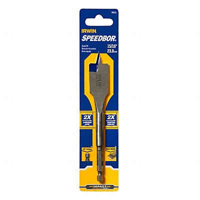 IRWIN 88815 Spade Blade Drill 15/16in Carbon Steel