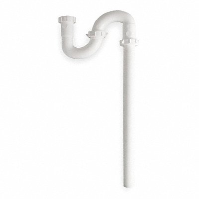 GRAINGER 1PNX9 Trap Plastic 1 1/2 in Pipe Size