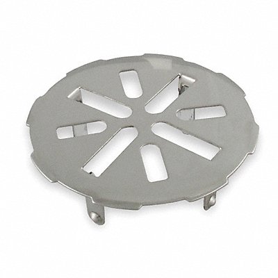 GRAINGER 1PPE6 Floor Drain Grid Dia 5 In SS