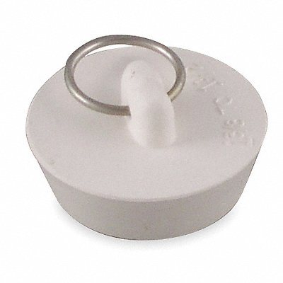 GRAINGER 1PPH4 Drain Stopper 1 1/2 in Dia Rubber PK5