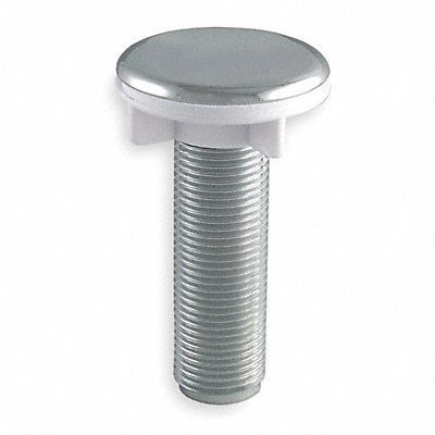GRAINGER 1PPJ6 Faucet Hole Cover 3 1/4 in H Silver