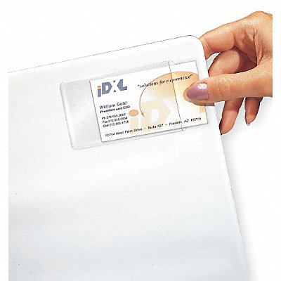 C-LINE PRODUCTS 70238 Business Card Holder 3-1/2 In H PK10