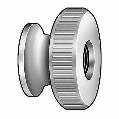 GRAINGER 7211SS Thumb Nut Round 18-8 SS #4-40 1/4in 5PK