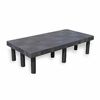STRUCTURAL PLASTICS DT4824 Dunnage Rack 900 lb HDPE 48 W x 24 D