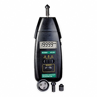 EXTECH 461891NIST Tachometer +/-0.05% RPM Acc LCD