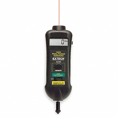 EXTECH 461995NIST Laser Tachometer +/-0.05% RPM Acc LCD