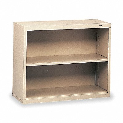 TENNSCO B30CP Welded Steel Bookcase 28in 2 Shelf Putty