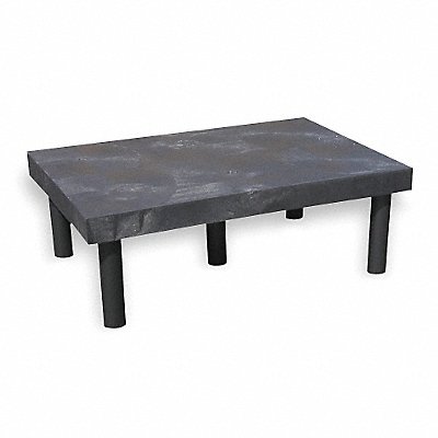 STRUCTURAL PLASTICS DT3624 Dunnage Rack 750 lb HDPE 36 W x 24 D