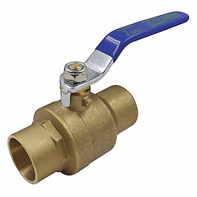 GRAINGER 1PYP8 Manual 2-Way Ball Valve Sweat Brass