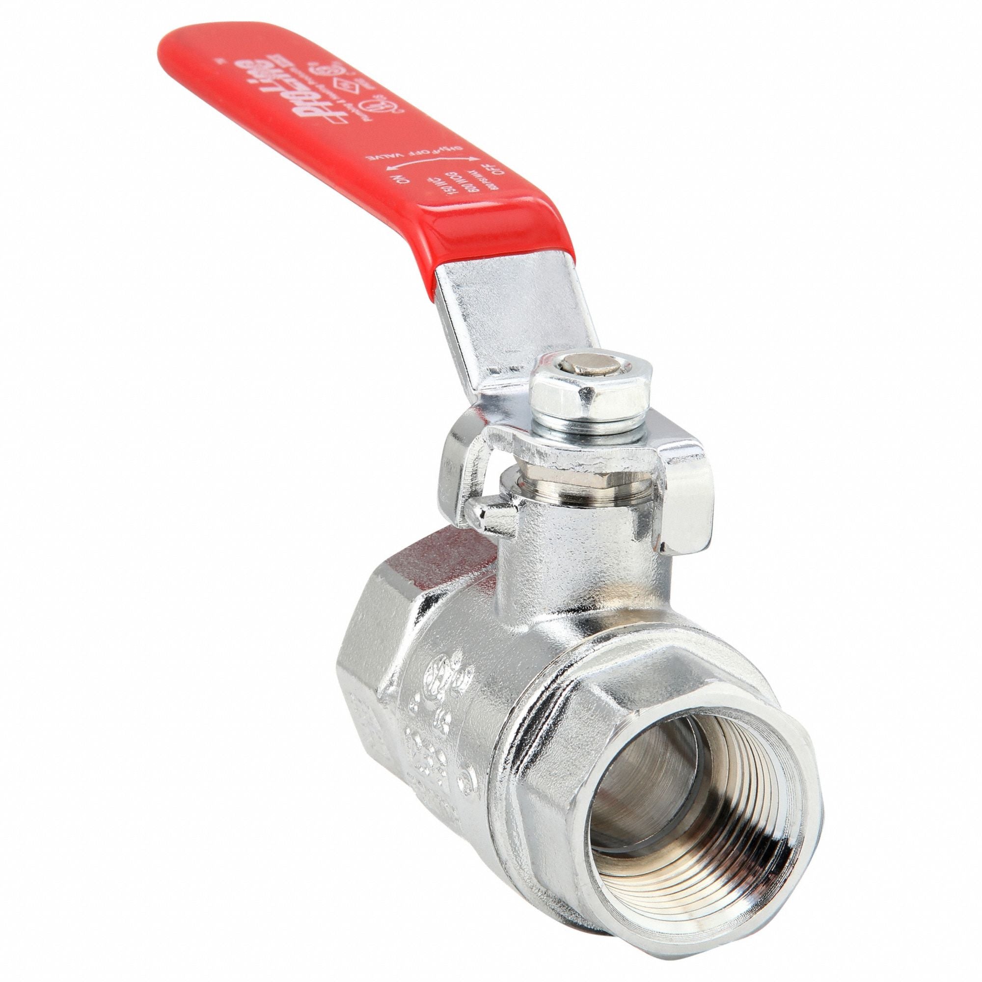 GRAINGER 1PYT9 Manual 2-Way Ball Valve IPS Brass