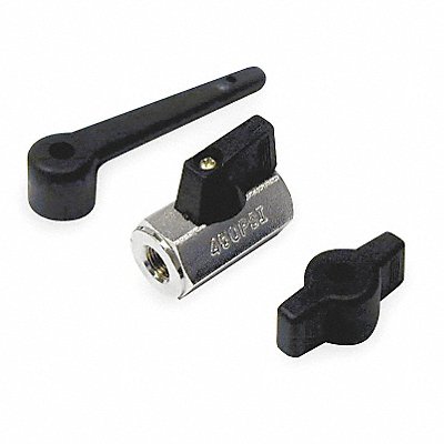 GRAINGER 1PZA9 Manual 2-Way Ball Valve NPT Brass