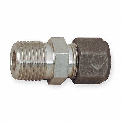 PARKER 10MSC8NS Strt Connect Crbn Stl A-LOKxM 5/8x1/2In