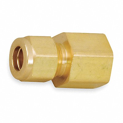 PARKER 4FSC4NB Connector Brass A-LOKxF 1/4In