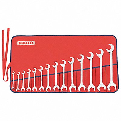 PROTO J3100B Opn End Wrench St #Pcs 14 DblEnd