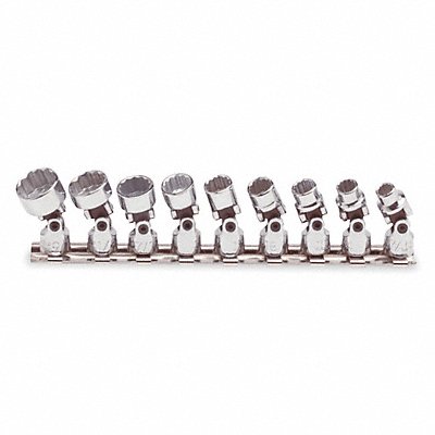 PROTO J47107 Socket Set Chrome 5/32-1/2in 12Pt