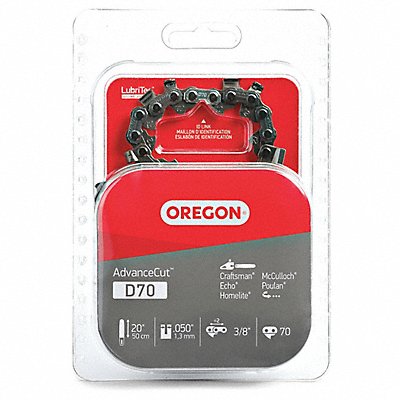 OREGON D70 Saw Chain 20 in .050 in 3/8 in Pitch