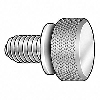 GRAINGER WFTSSS12 Thumb Screw #10-24 18-8SS 3/4 L PK5