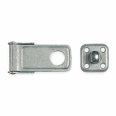 GRAINGER 1RBH1 Latching Post Safety Hasp Steel 6 in L