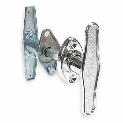 GRAINGER 1RBH8 Chrome T Handle Chrome