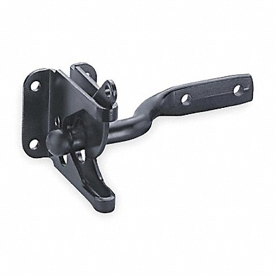 GRAINGER 1RBY4 Self-Latching Gate Latch 2-3/8 in W Blk