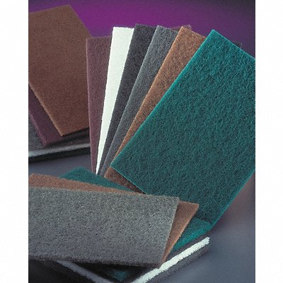 NORTON 7660701728 Steel Wool Pad 4 3/8 in W 5 1/2 in L PK2