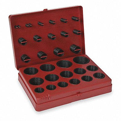 GRAINGER 1RGY1 O-Ring Assortment Buna N 385 Pcs 30 Szs