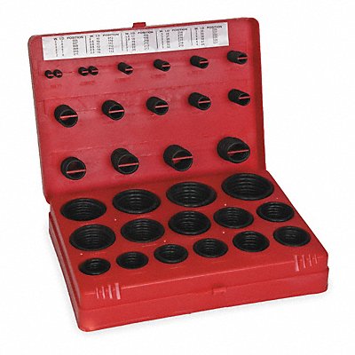 GRAINGER 1RGY2 O-Ring Assortment Buna N 385 Pcs 30 Szs