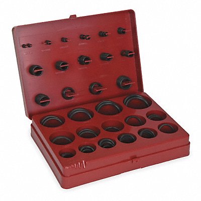 GRAINGER 1RGY4 O-Ring Assortment Viton 180 Pcs 30 Szs