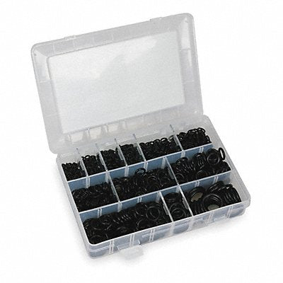 GRAINGER 1RGZ5 O-Ring Assortment Buna N 1050 Pcs 12 Szs