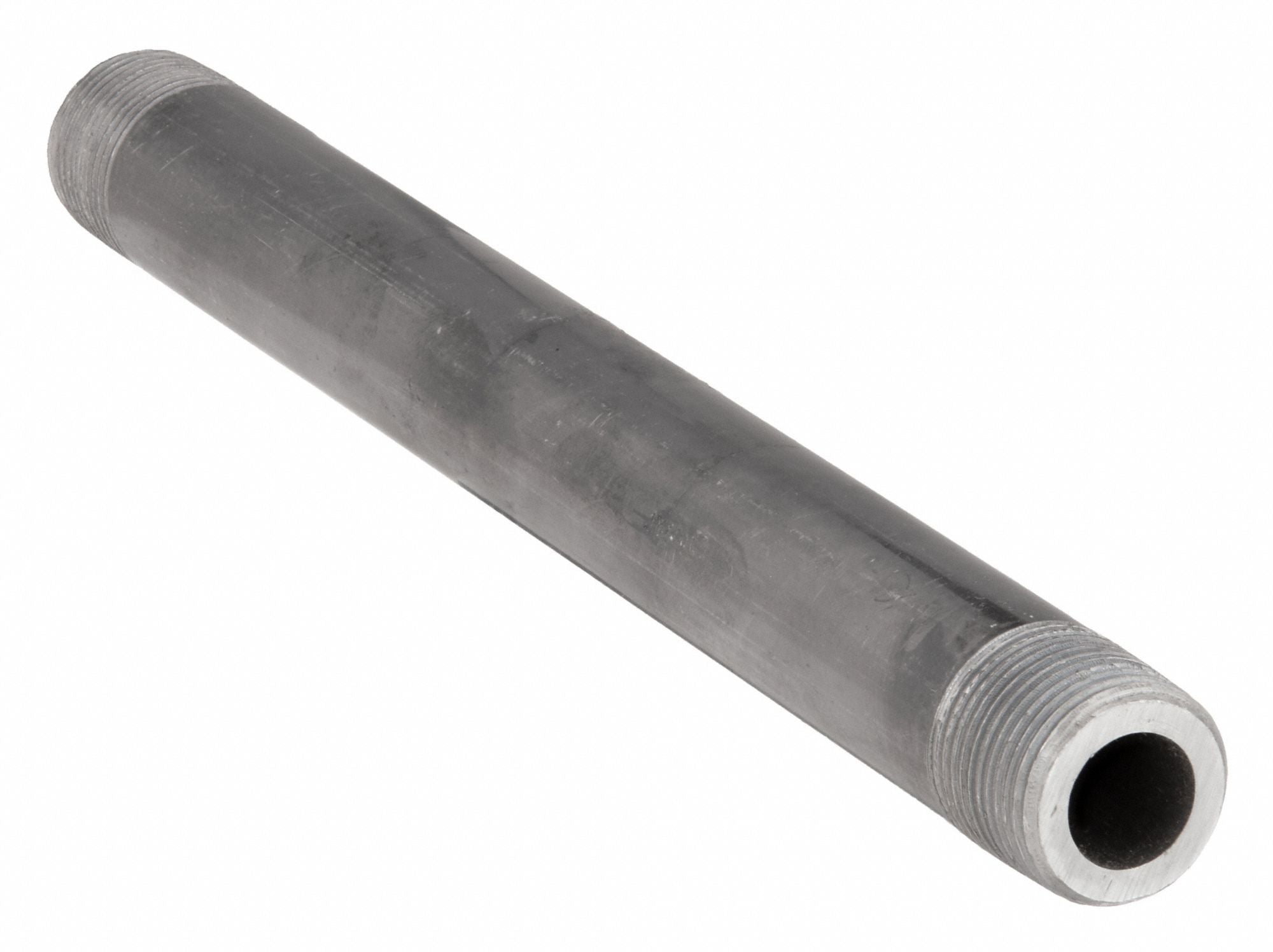 GRAINGER 82716 Black Pipe Nipple Threaded 1-1/4x12