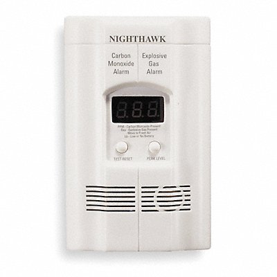 KIDDE KNCOEG3 CO2 and Gas Alarm 3V Alkaline