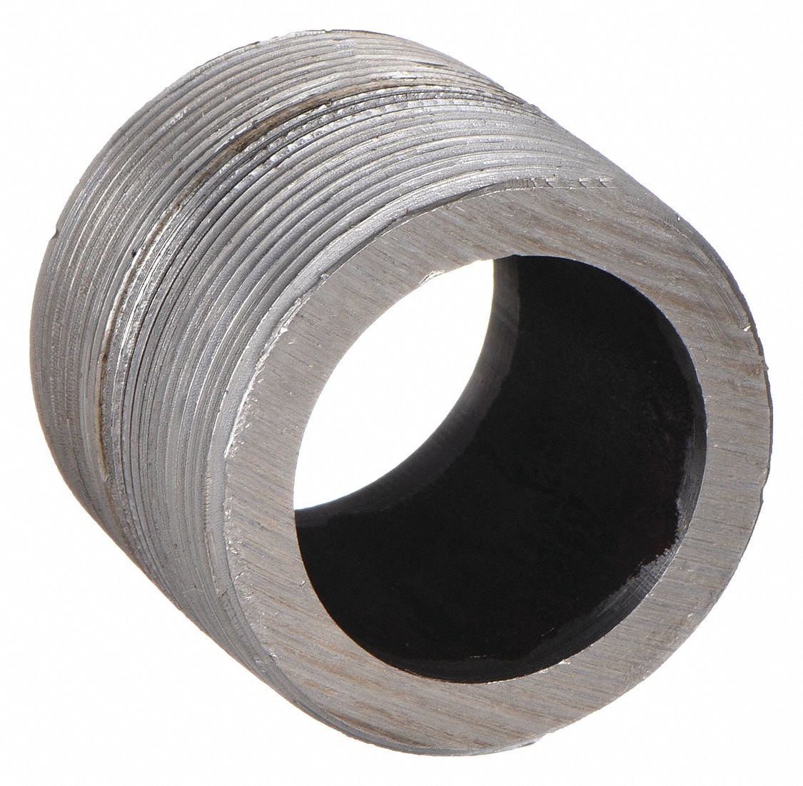 GRAINGER 82700 Black Close Pipe Nipple Threaded 1-1/4